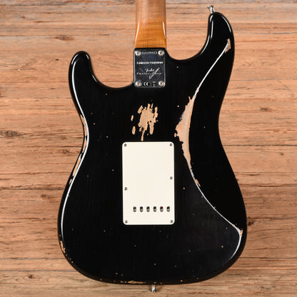 Fender Custom Shop 2018 Limited 1960 Roasted Stratocaster Heavy Relic Aged Black Black 2018 Electric Guitars