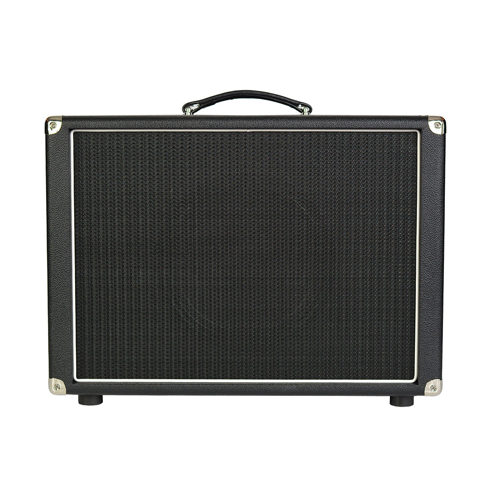 Amplified Nation 1x12 Speaker Cabinet Maroon Suede w/ Black Sparkle Cloth & Celestion Creamback Amplifiers