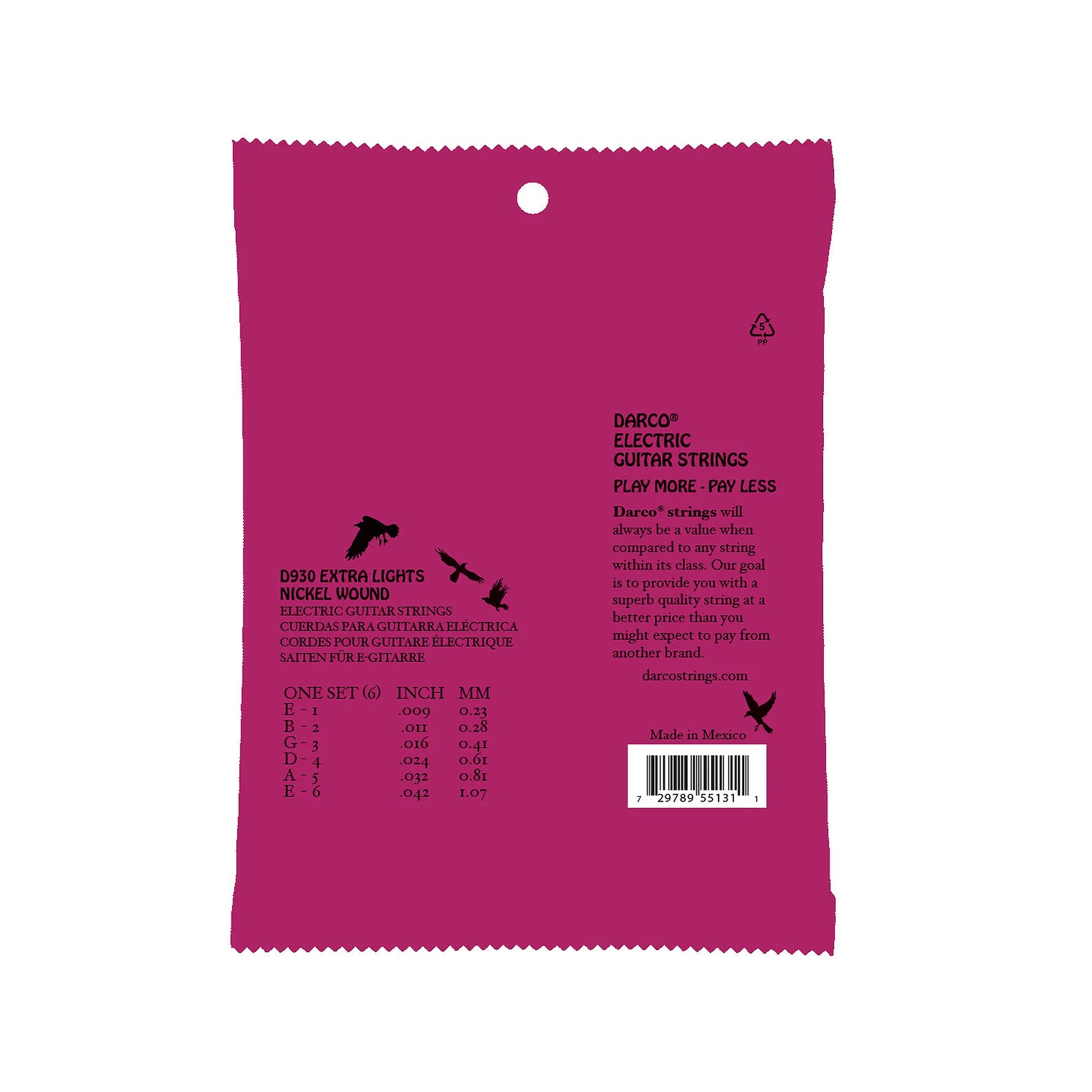 Martin Darco Electric Strings Extra Light 9-42