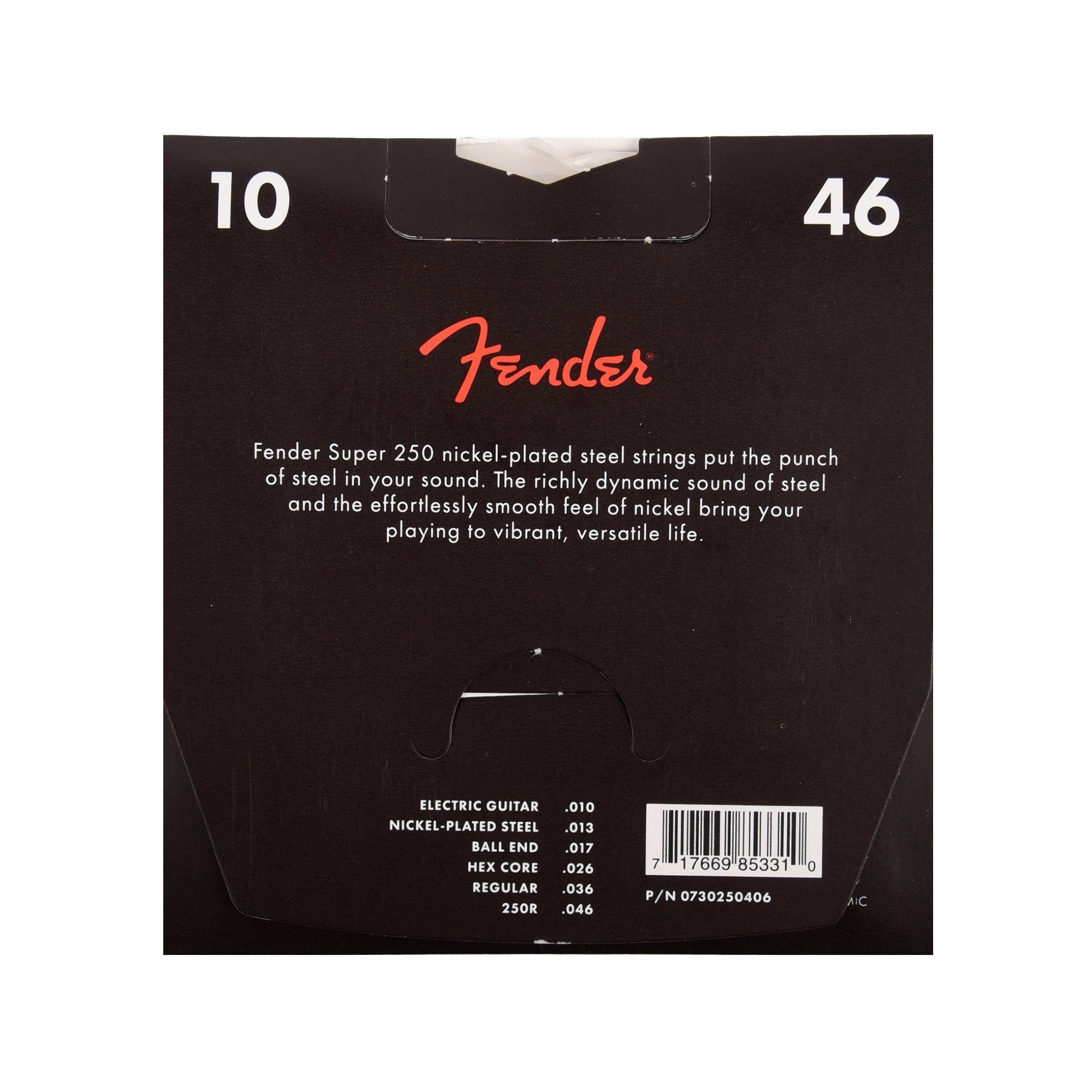 Fender 250R Nickel Plated Electric Guitar Strings 10-46