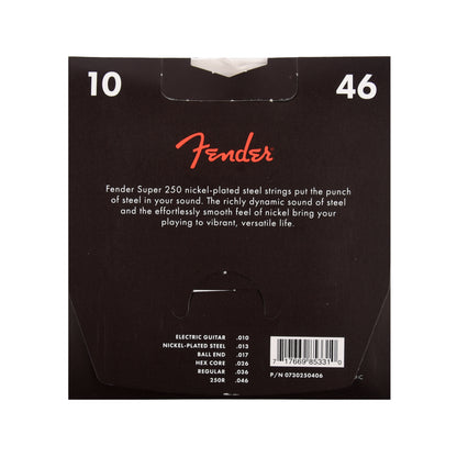 Fender 250R Nickel Plated Electric Guitar Strings 10-46