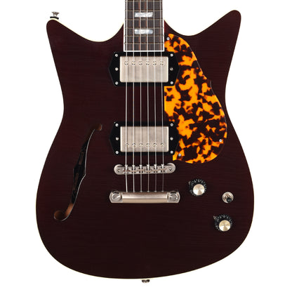 Frank Brothers Arcade Thinline Mahogany/Maple Oxblood w/ V.O. Humbuckers