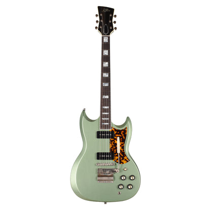Frank Brothers Radar Deluxe Mahogany/Maple Sage Green w/ V.O. P90s