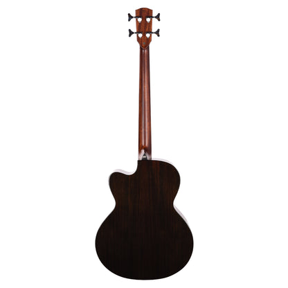 Alvarez AEB70ce Artist Elite Bass Solid African Mahogany/East Indian Rosewood Shadowburst w/Armrest Acoustic Guitars