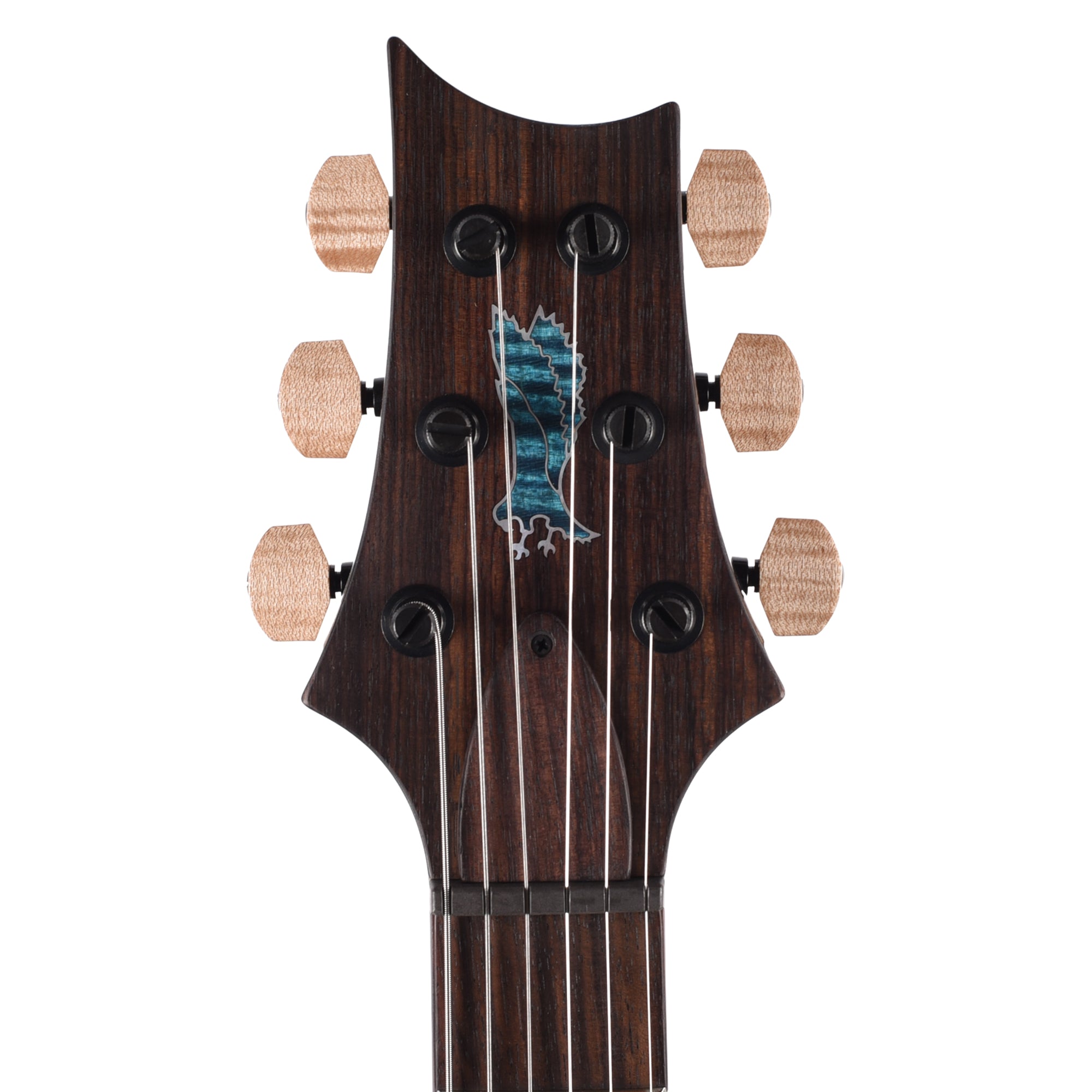 PRS Private Stock #12221 Custom 24 Quilted Maple/Swamp Ash Bahamian Blue Glow w/Charcoal Stained Curly Maple Neck Electric Guitars