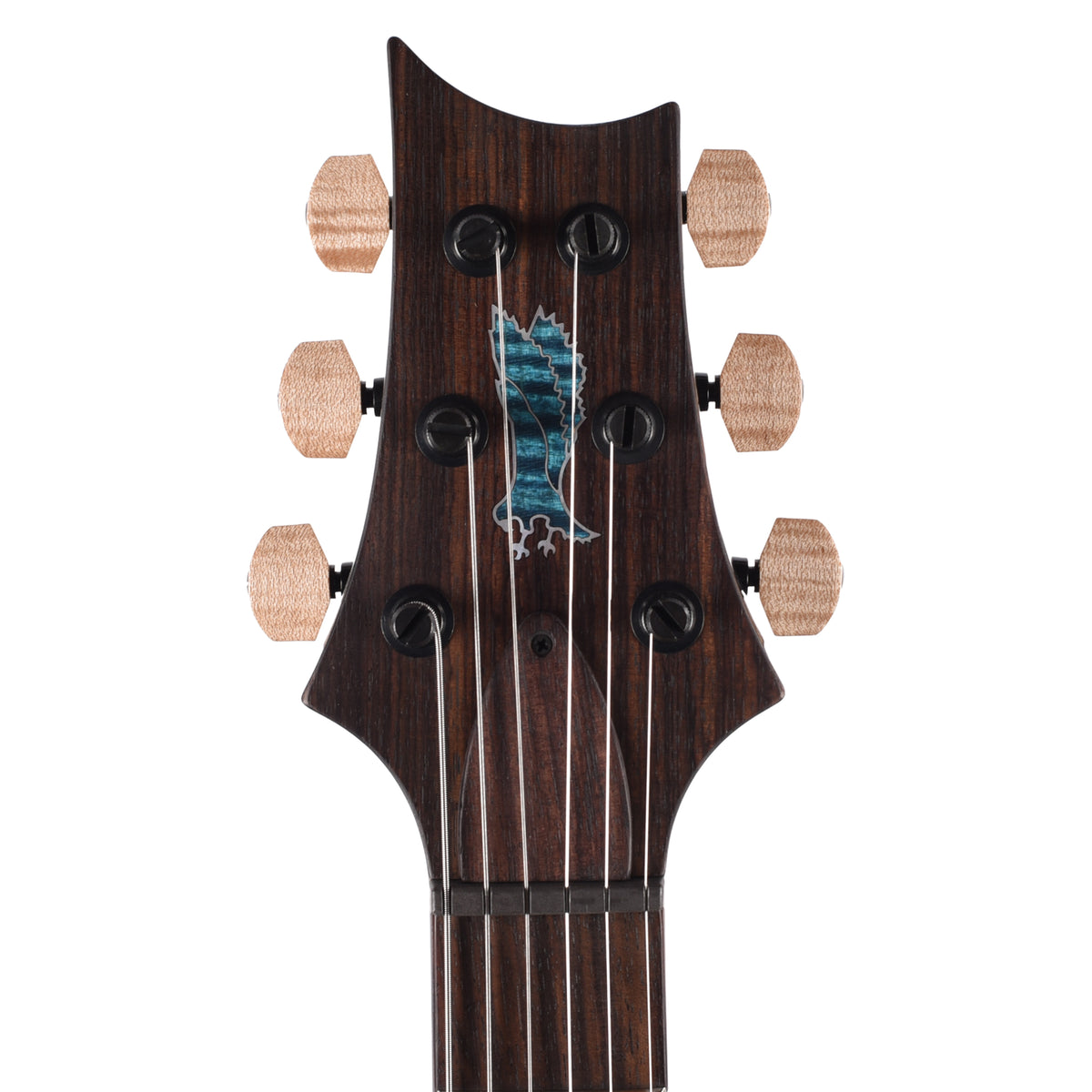 PRS Private Stock #12221 Custom 24 Quilted Maple/Swamp Ash Bahamian Blue Glow w/Charcoal Stained Curly Maple Neck Electric Guitars