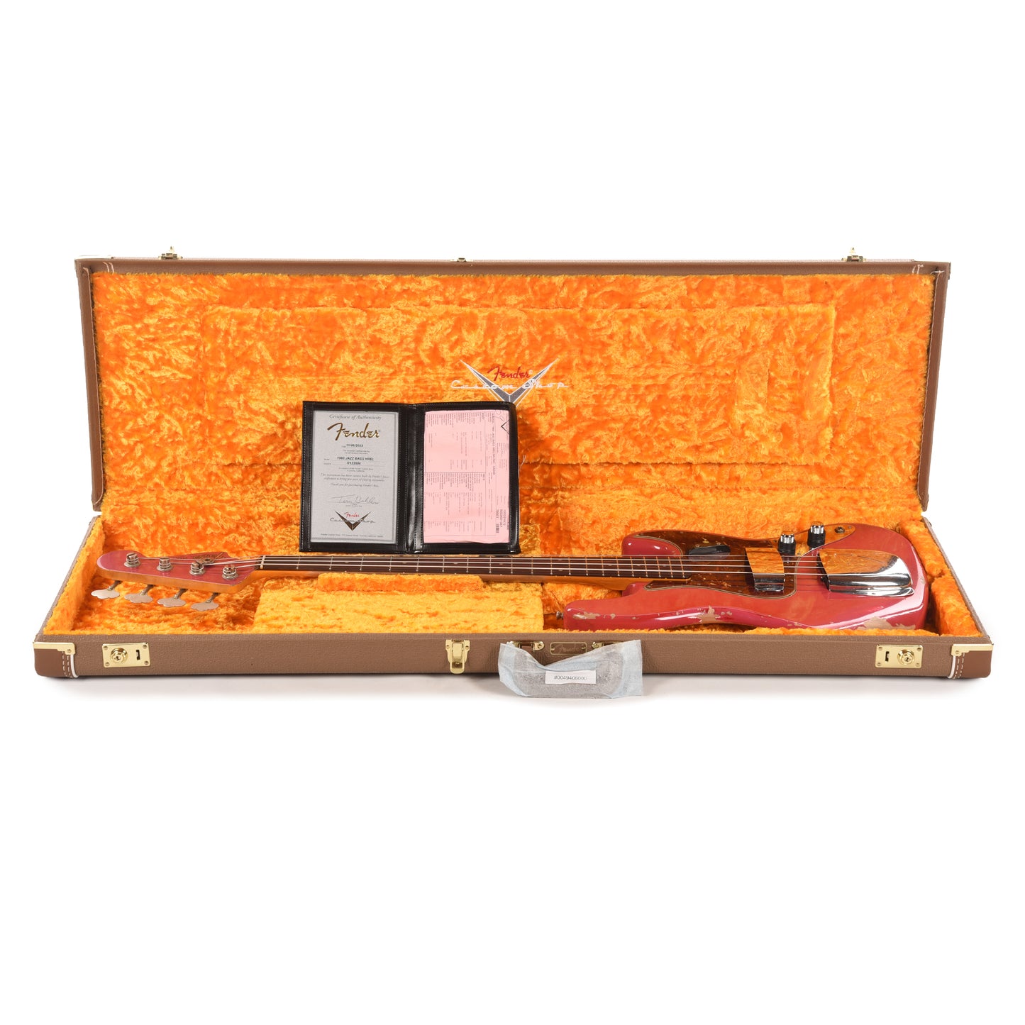 Fender Custom Shop 1960 Jazz Bass Heavy Relic Super Dirty/Super Aged Dakota Red w/Painted Headcap