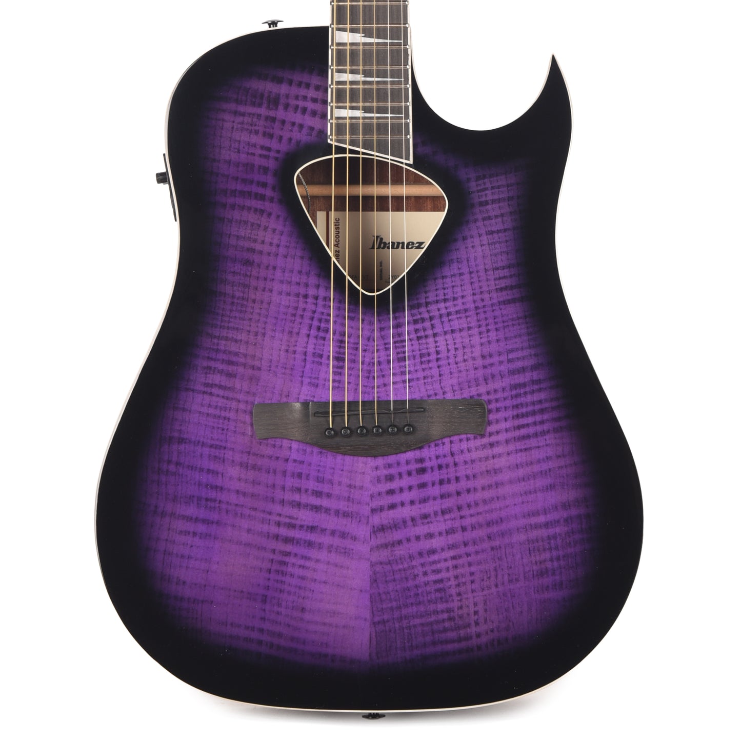 Ibanez ALT50FATVT Altstar Acoustic-Electric Guitar Transparent Violet Sunburst High Gloss