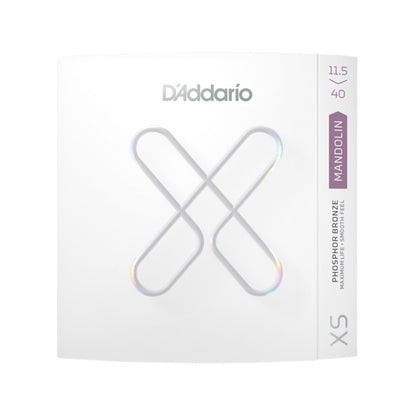 D'Addario XSM11540 XS Mandolin Phosphor Bronze Custom Medium 11.5-40