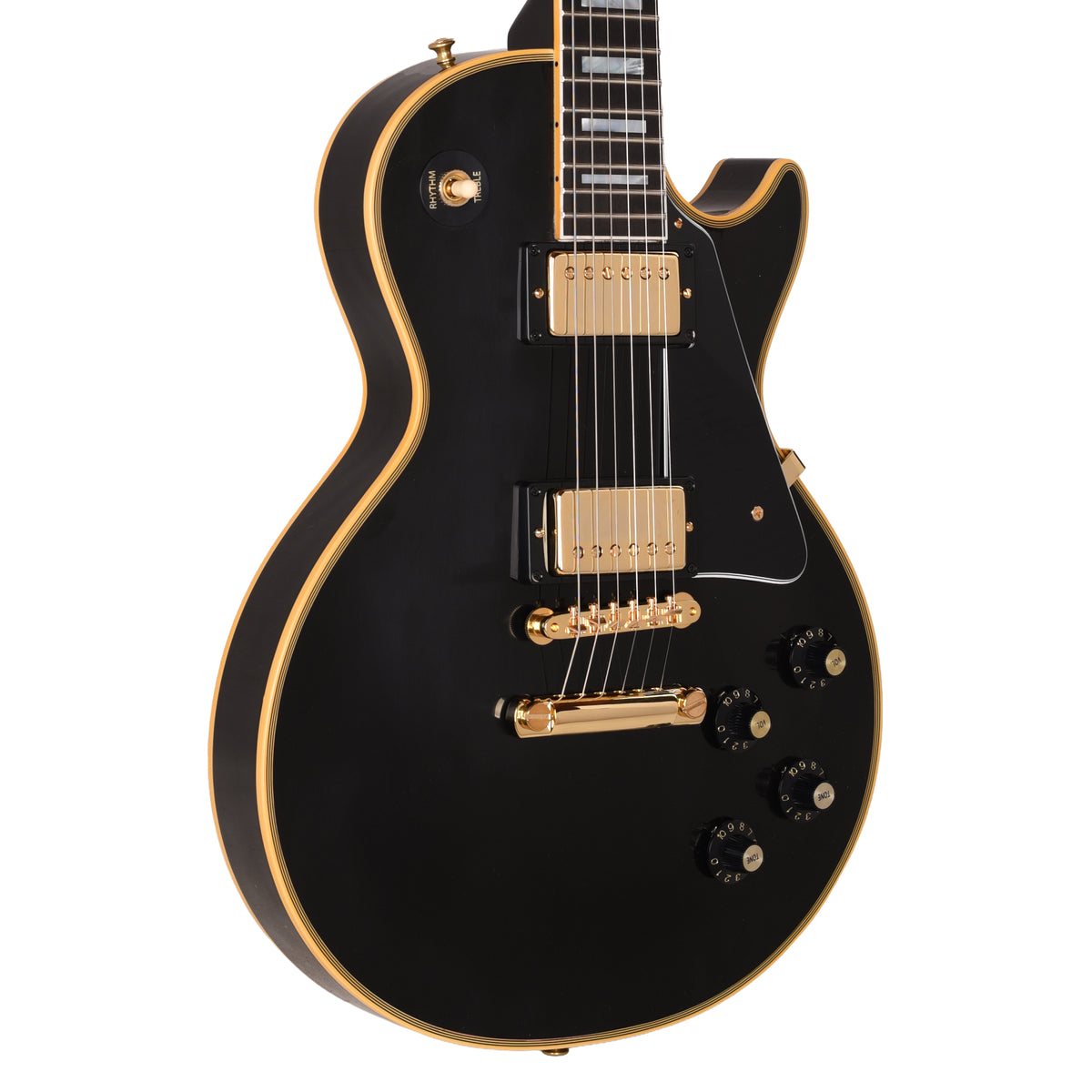 Gibson Custom Shop 1968 Les Paul Custom "CME Spec" Antique Ebony VOS w/Custom "S" Buckers Electric Guitars