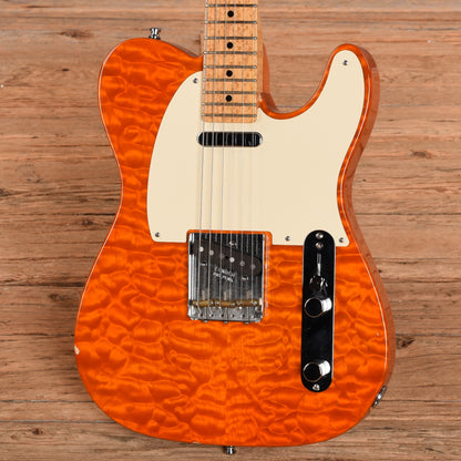 Fender Greg Fessler Masterbuilt Telecaster Pro Quilted Maple Top Quilted Orange 2010