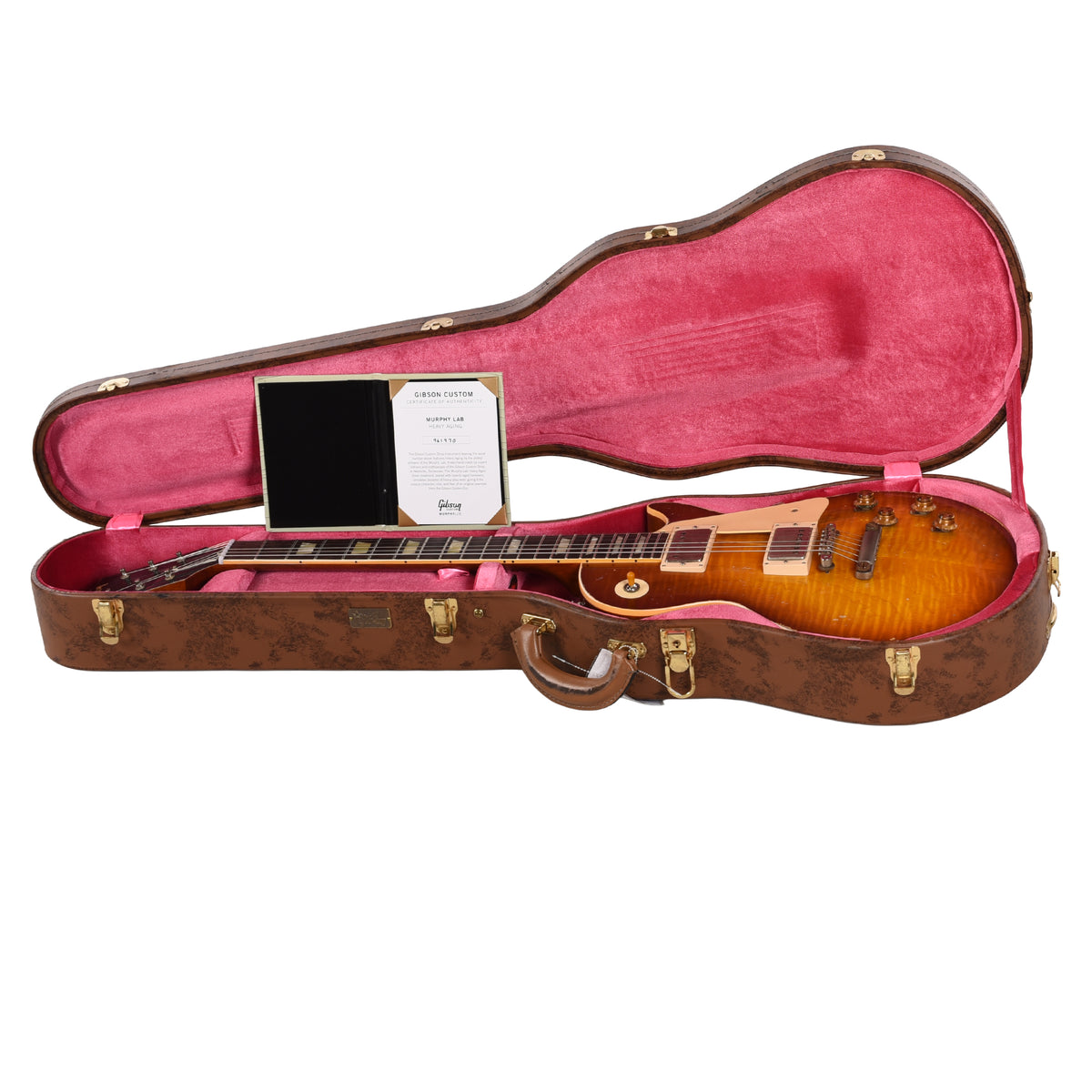 Gibson Custom Shop Murphy Lab 1959 Les Paul Standard Reissue Slow Iced Tea Fade Heavy Aged Electric Guitars