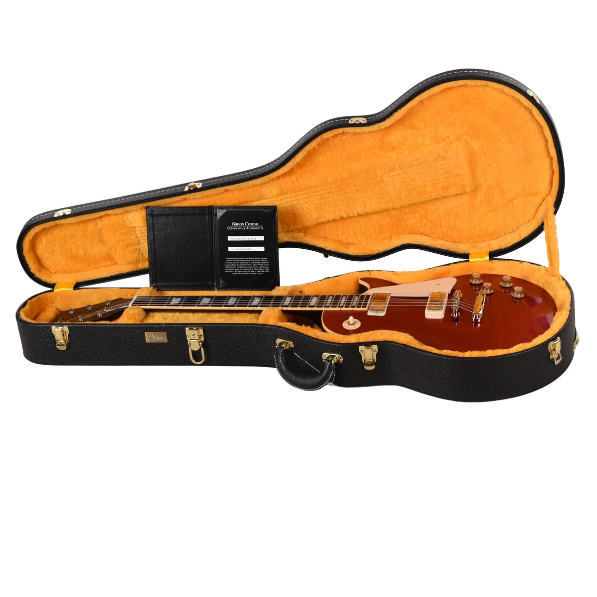 Gibson Custom Shop Limited Edition 1976 Les Paul Deluxe Reissue VOS Red Sparkle Electric Guitars