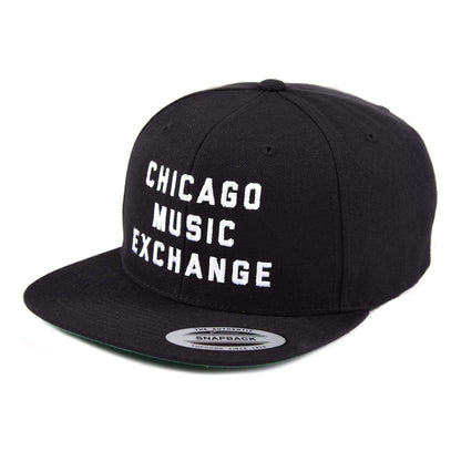 CME "Fillmore" Snapback Ball Cap Black and White