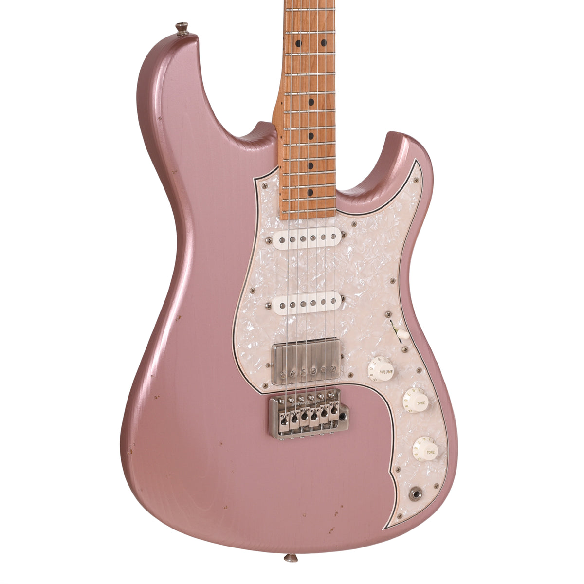 Novo Idris HSS Heather Mist Light Distress w/ Fralin Modern PAF & Vintage Hot Strat Pickups (Serial #261403)