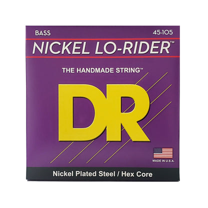 DR Strings NMH-45 Nickel Lo-Riders Bass Medium 45-105