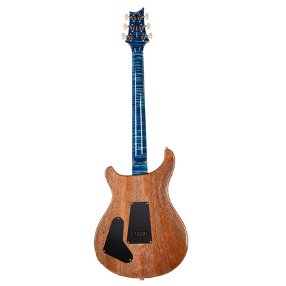 PRS Wood Library McCarty Tremolo Flame 10-Top Arctic Blue w/"408" Switching, Stained Neck Electric Guitars