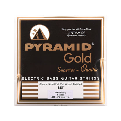 Pyramid Gold 640B Bass Flatwound Long Scale 4-String 50-110