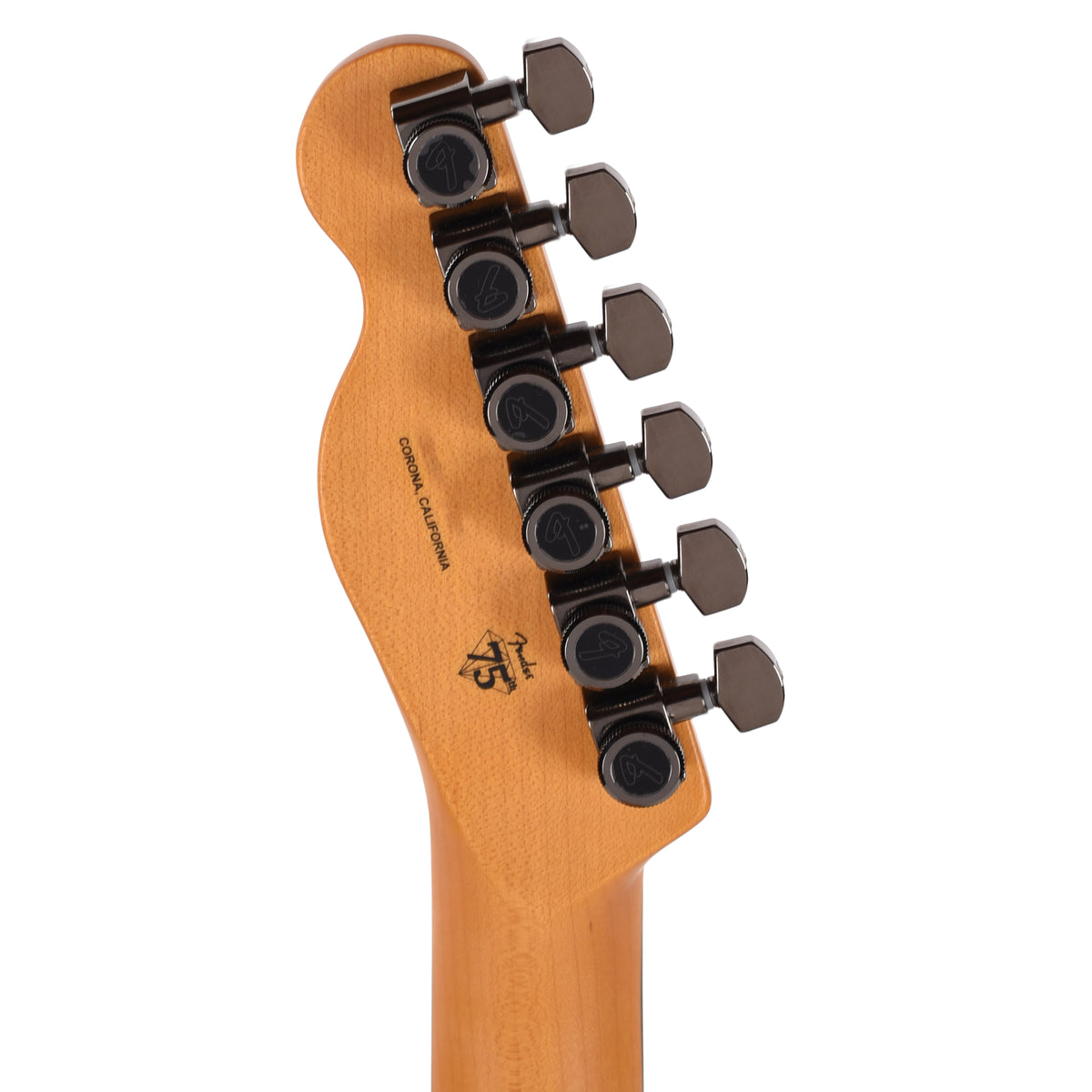 Fender 75th Anniversary American Ultra II Telecaster Ebony Fingerboard Liquid Gold Electric Guitars