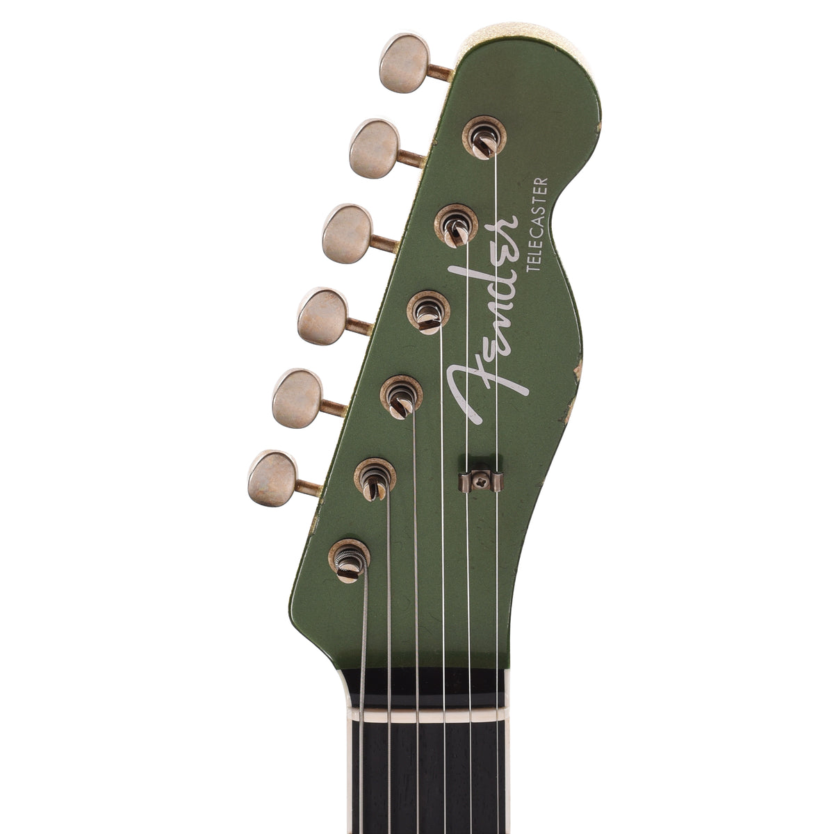 Fender Custom Shop 60s Telecaster Thinline Journeyman Cadillac Green/Gold Sparkle Master Built by Paul Waller Electric Guitars