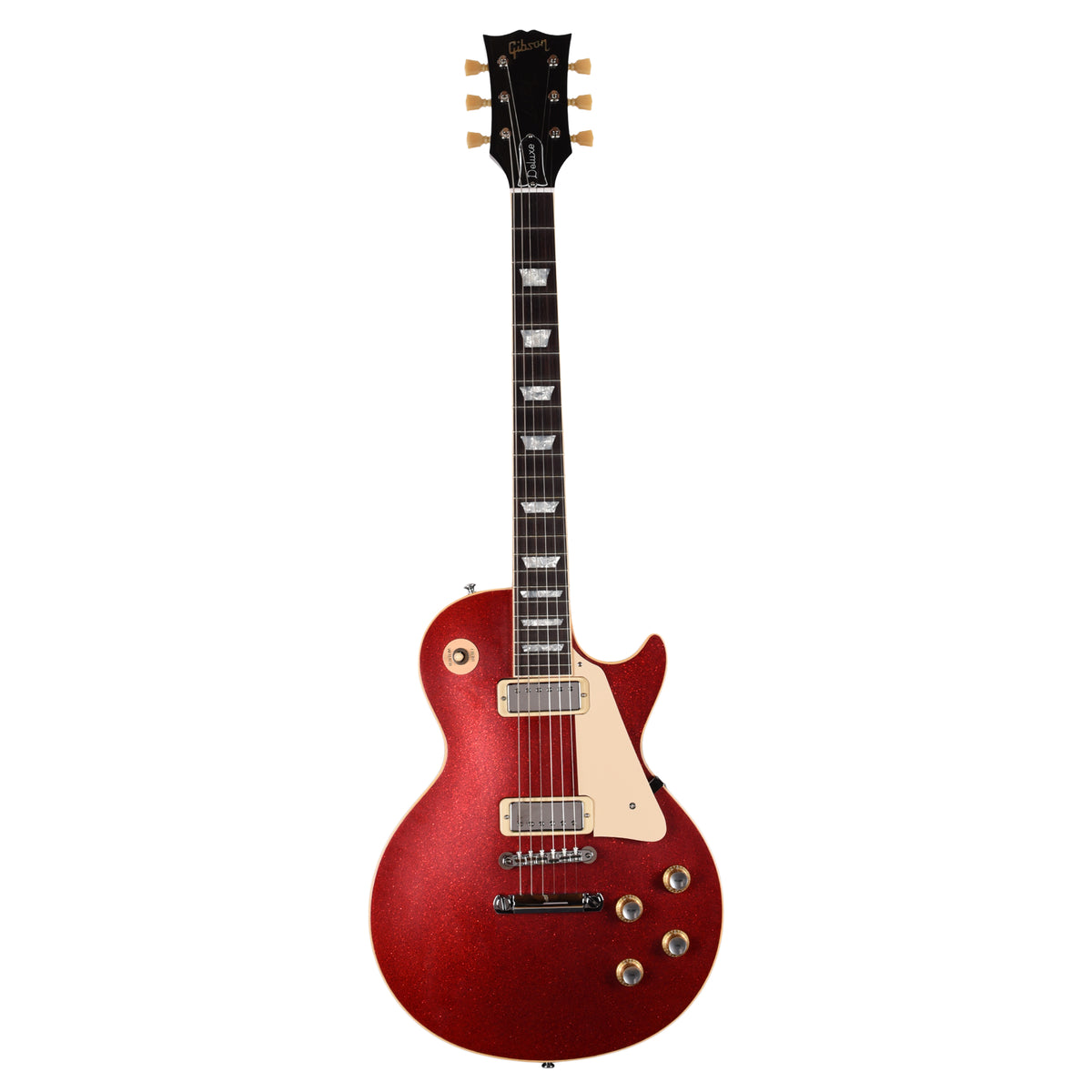 Gibson Custom Shop Limited Edition 1976 Les Paul Deluxe Reissue VOS Red Sparkle Electric Guitars