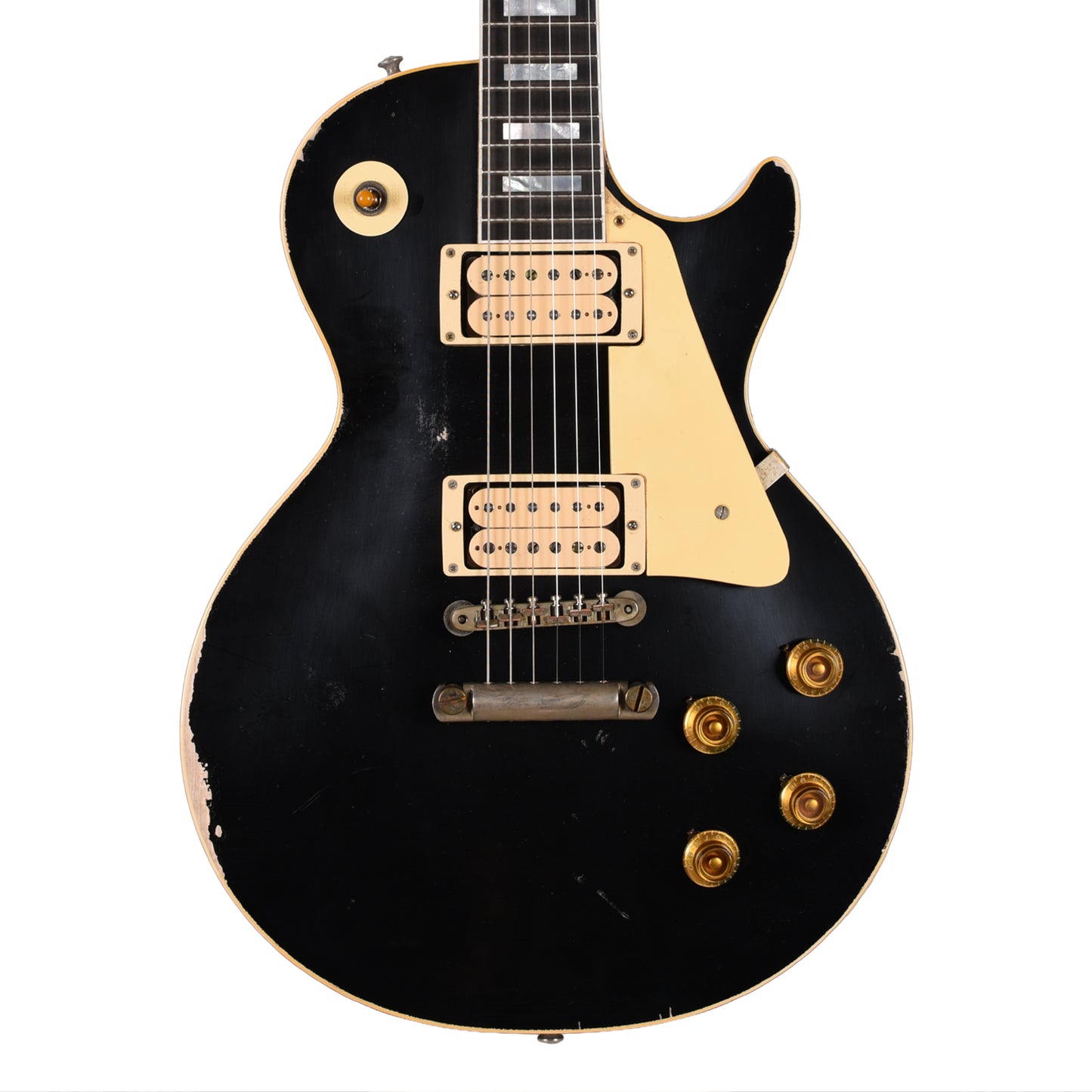 Gibson Custom Shop 1958 Les Paul Standard "CME Spec" Antique Ebony Murphy Lab Heavy Aged w/Chambered Body & Les Paul Custom Neck