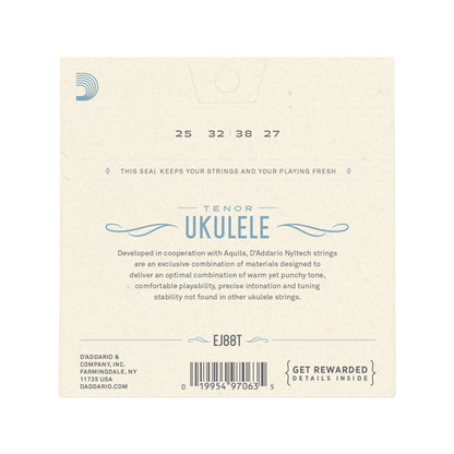 D'Addario EJ88T Nyltech Ukulele Strings Tenor