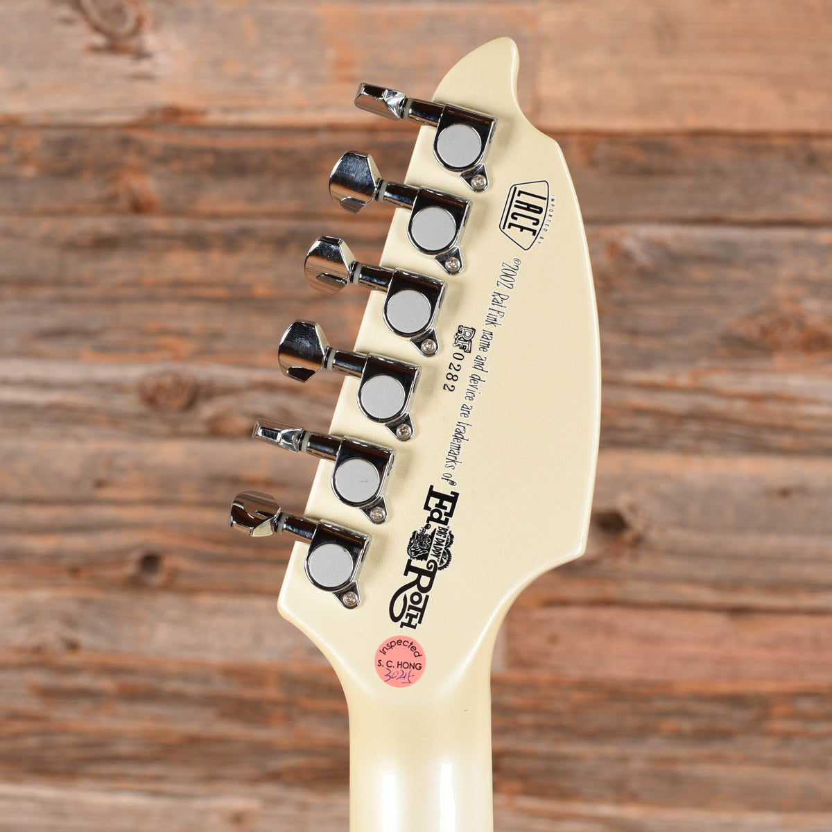 Lace Pickups Ed "Big Daddy" Roth Rat Fink Limited Edition Electric Guitar Pearl White 2002 Electric Guitars