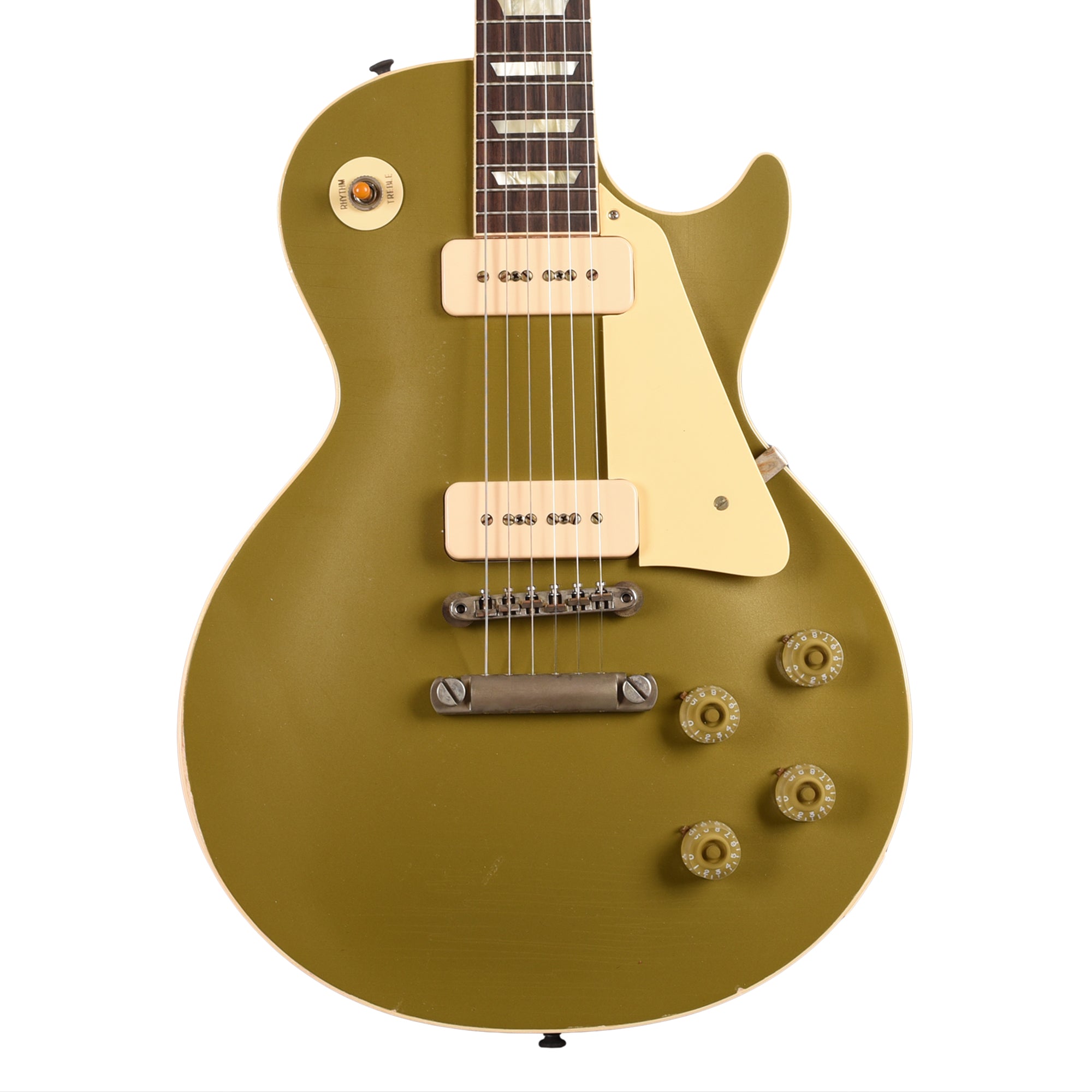 Gibson Custom Shop Limited Run 1955 Les Paul Standard Nugget Gold Murphy Lab Light Aged Electric Guitars