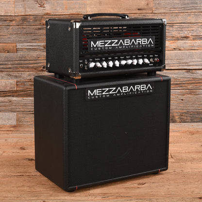 Mezzabarba Custom Amplification Skill 30 Watt Head w/ Streetfighter 1x12 V30 Cabinet Black