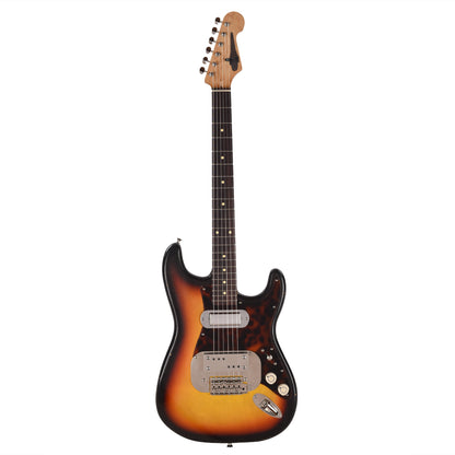 Waterslide S-Style Coodercaster Aged Sunburst Nitro w/ Mojo Lap Steel & Lollar Mini Broiler Pickups Electric Guitars