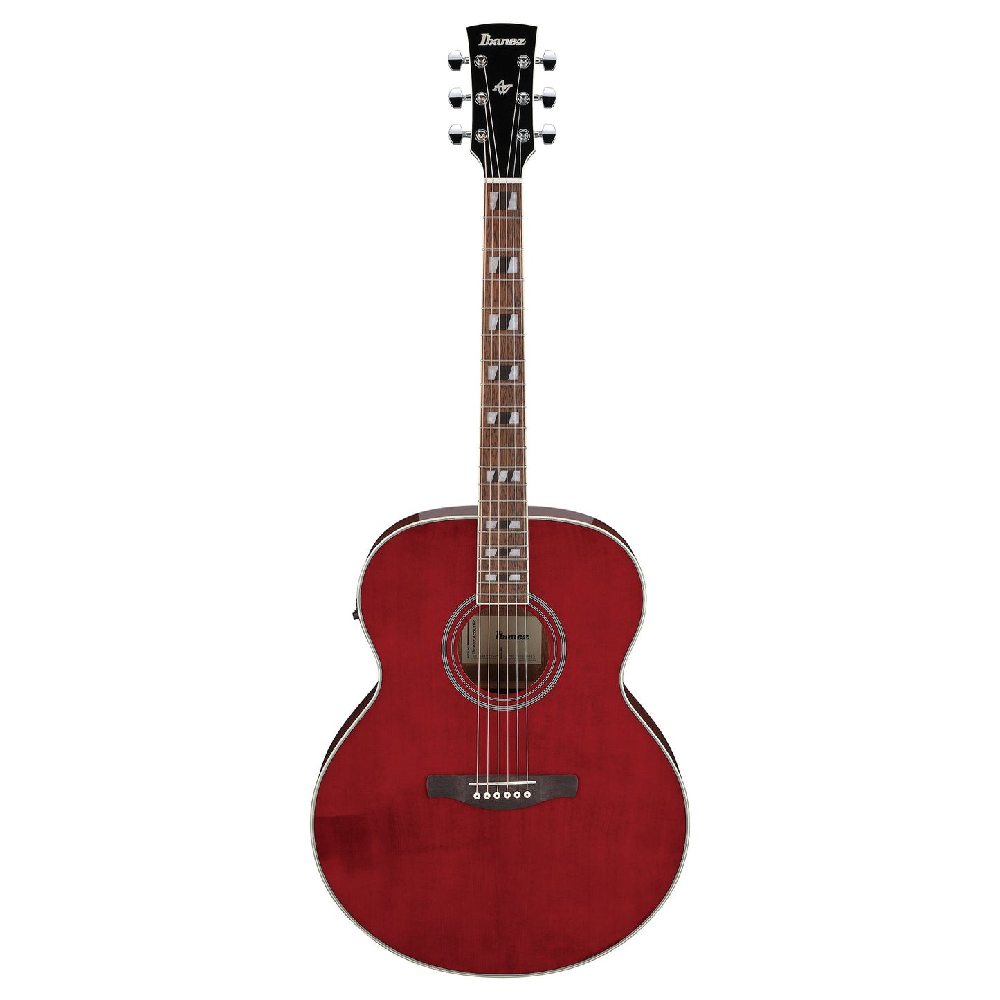 Ibanez AJ70M1EWR Jumbo Acoustic-Electric Guitar Wine Red High Gloss