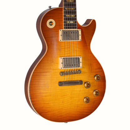 Gibson Custom Shop Limited Edition 1959 Les Paul Standard Reissue Heavy Aged Molten Amber Burst w/AAA Figured Maple Top Electric Guitars