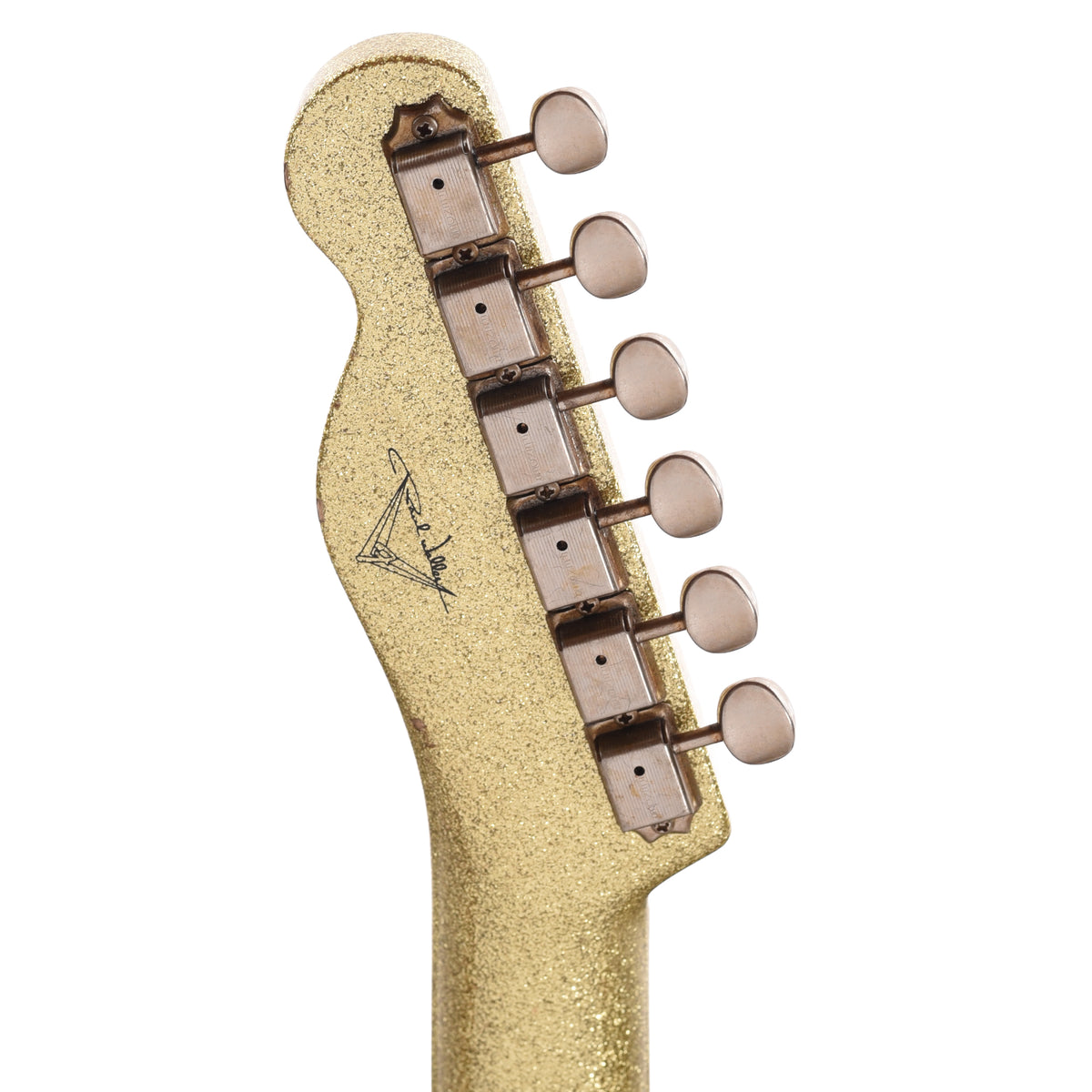Fender Custom Shop 60s Telecaster Thinline Journeyman Cadillac Green/Gold Sparkle Master Built by Paul Waller Electric Guitars