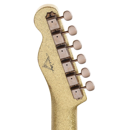 Fender Custom Shop 60s Telecaster Thinline Journeyman Cadillac Green/Gold Sparkle Master Built by Paul Waller Electric Guitars