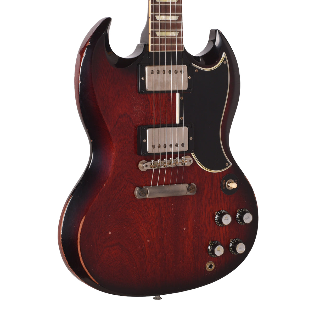 Gibson Custom Shop Limited Run 1961 SG Standard Reissue Burst Murphy Lab Heavy Aged Electric Guitars