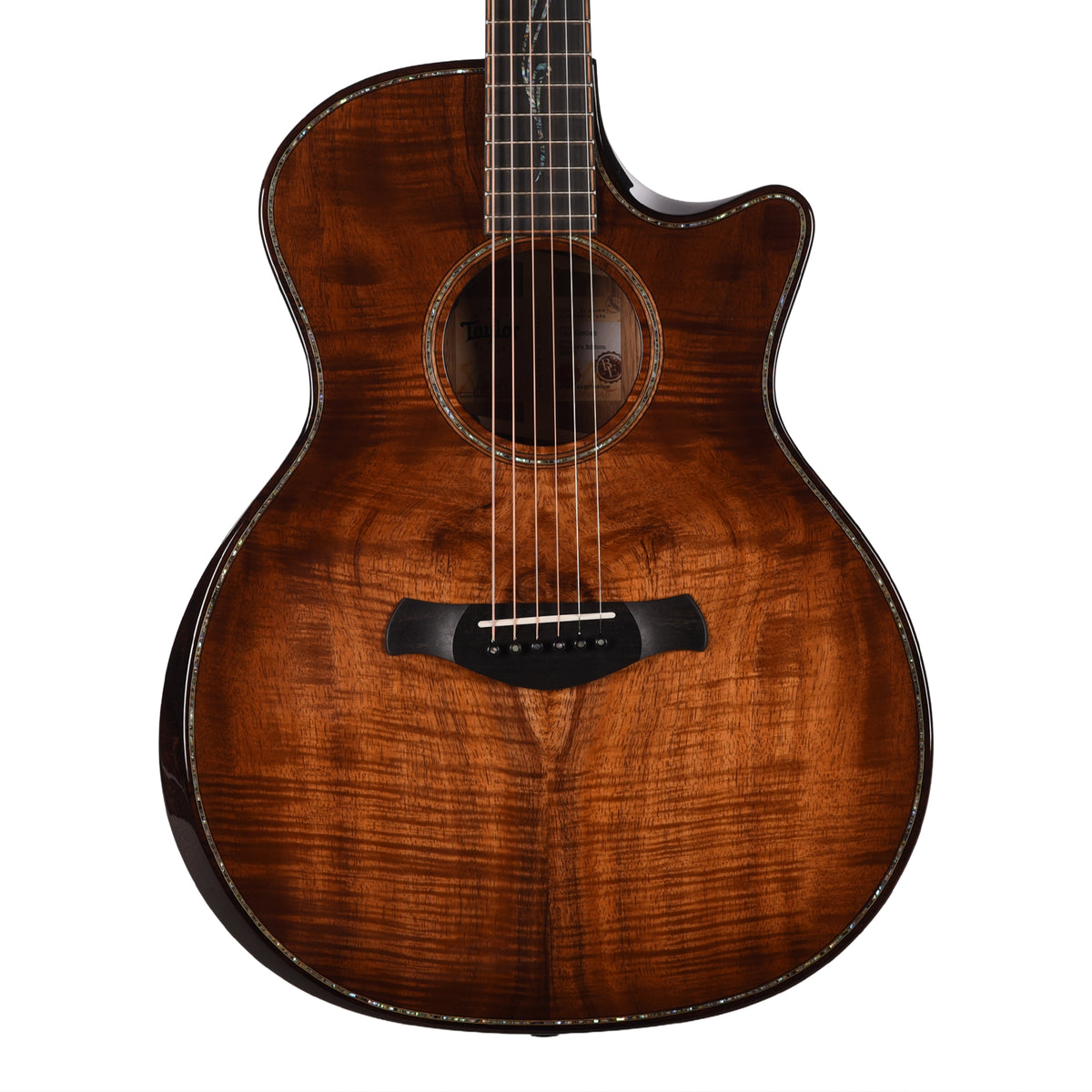 Taylor Next Generation Builder's Edition K24ce Grand Auditorium Figured Hawaiian Koa Kona Burst w/Claria Pickup Acoustic Guitars