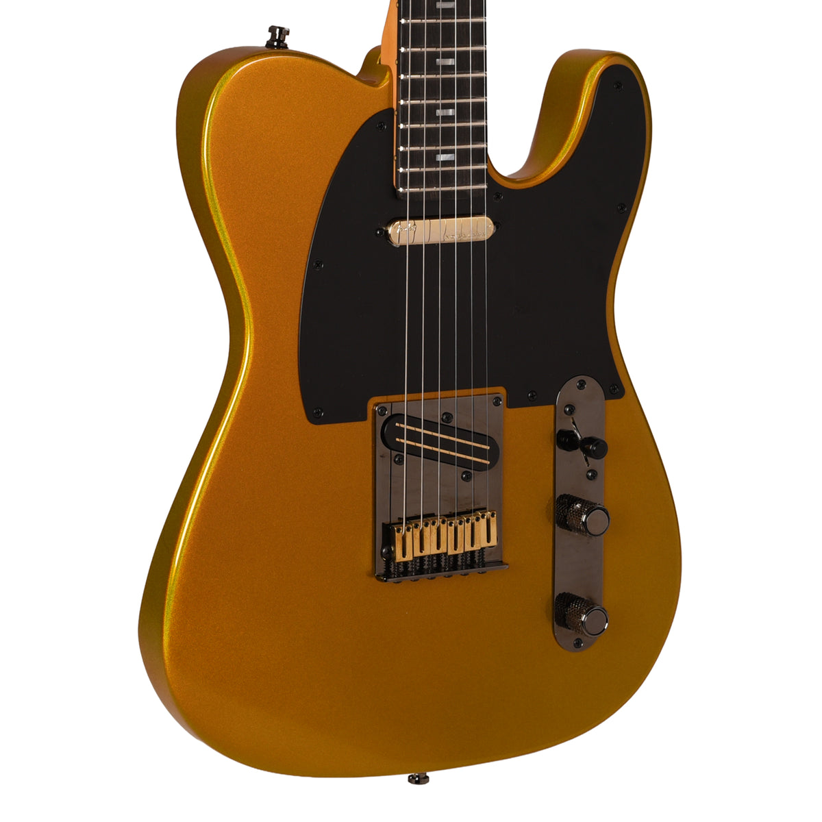 Fender 75th Anniversary American Ultra II Telecaster Ebony Fingerboard Liquid Gold Electric Guitars
