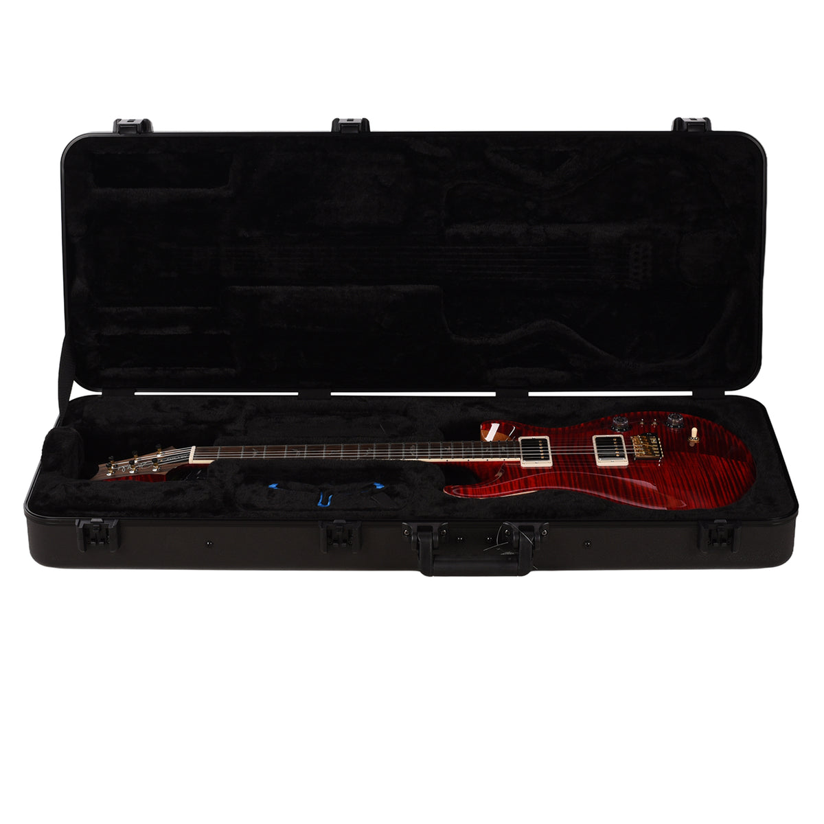 PRS Wood Library McCarty Tremolo Flame 10-Top Red Tiger w/"408" Switching, Natural Back & Stained Neck Electric Guitars