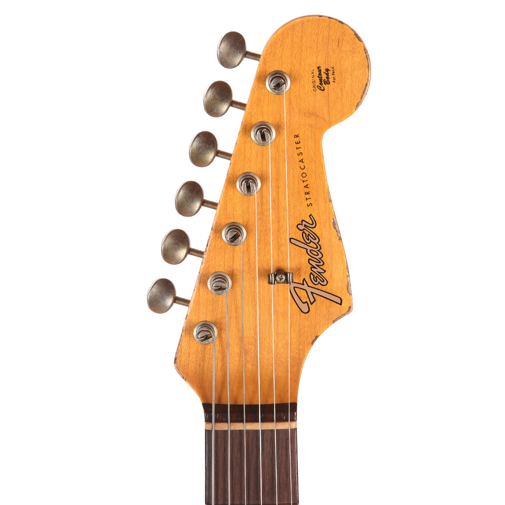 Fender Custom Shop Limited Edition Hotshot Stratocaster Aged Lake Placid Blue Sparkle over Aged Candy Tangerine Sparkle Heavy Relic