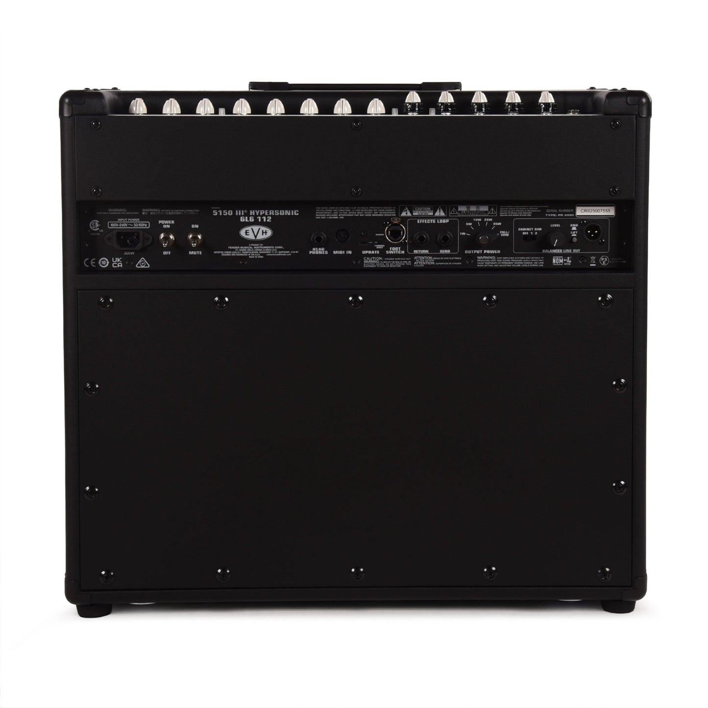 EVH 5150III Hypersonic 50w 1x12 Combo Amp Black