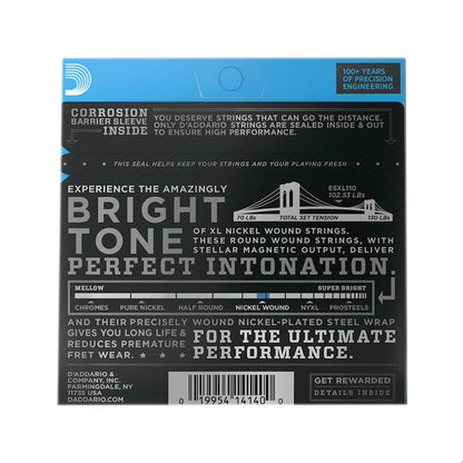 D'Addario ESXL110 Double Ball End Electric Guitar Strings Regular Light 10-46
