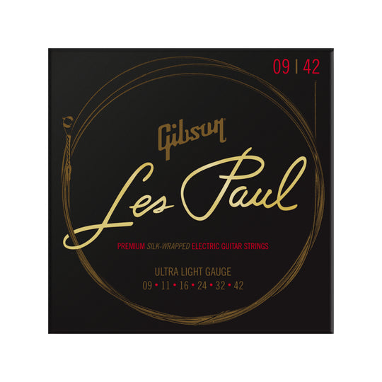 Gibson Les Paul Premium Electric Guitar Strings Ultra-Light
