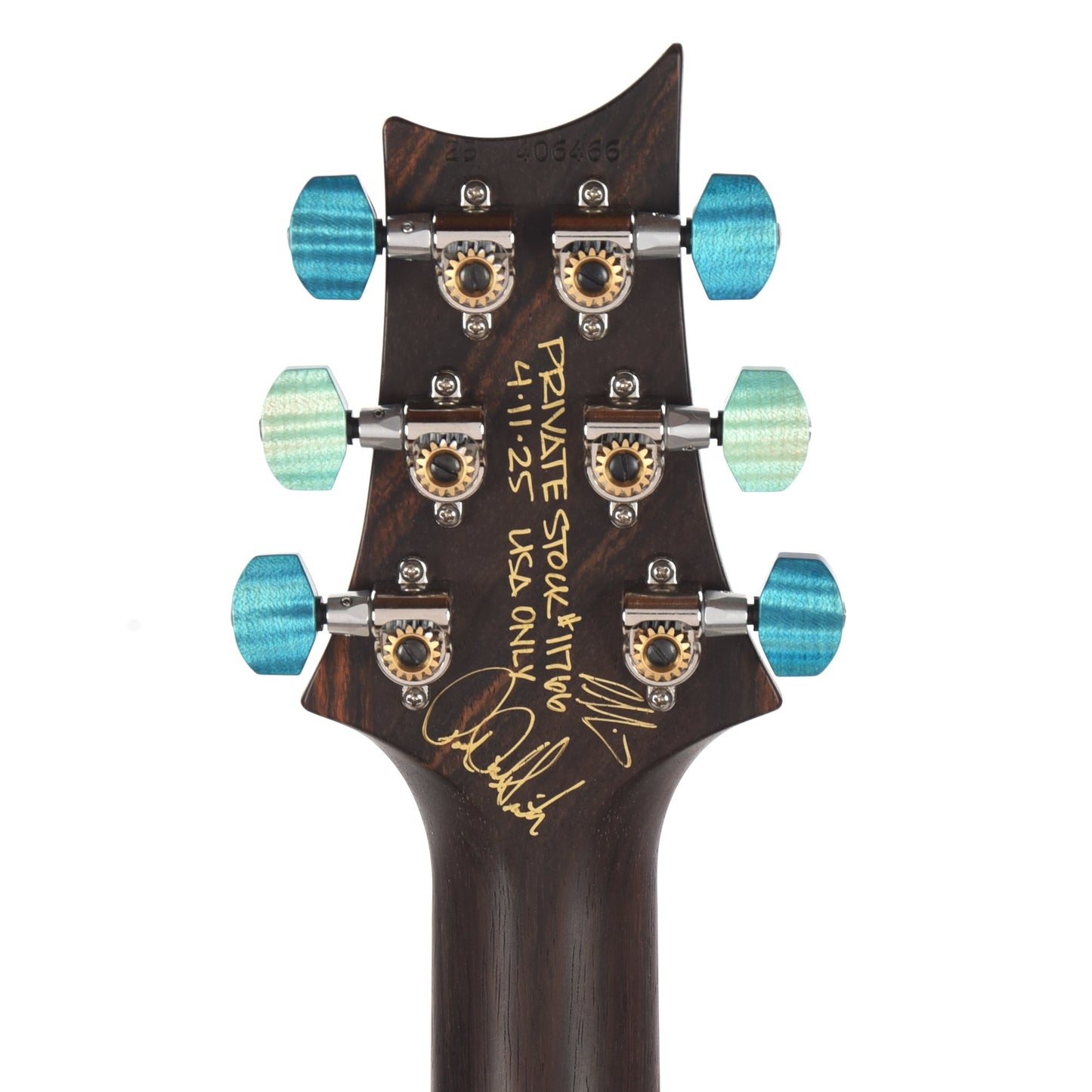 PRS Private Stock #11766 Paul's Guitar Curly Maple/Figured South American Mahogany Turquoise Glow w/Brazilian Rosewood Neck & Semi-Hollow Body/No F-Hole