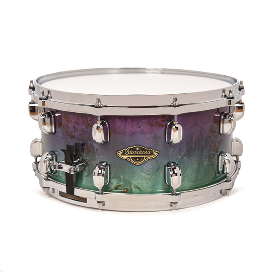 Tama Starclassic 6.5x14 Walnut/Birch Snare Drum Nebula Mappa Burl Fade