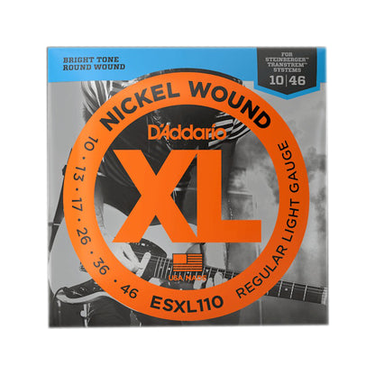D'Addario ESXL110 Double Ball End Electric Guitar Strings Regular Light 10-46