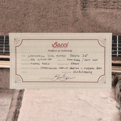 Bacci Leonardo Parato Essence Olivo Dual Output Baritone Italian Olive/Ash Natural