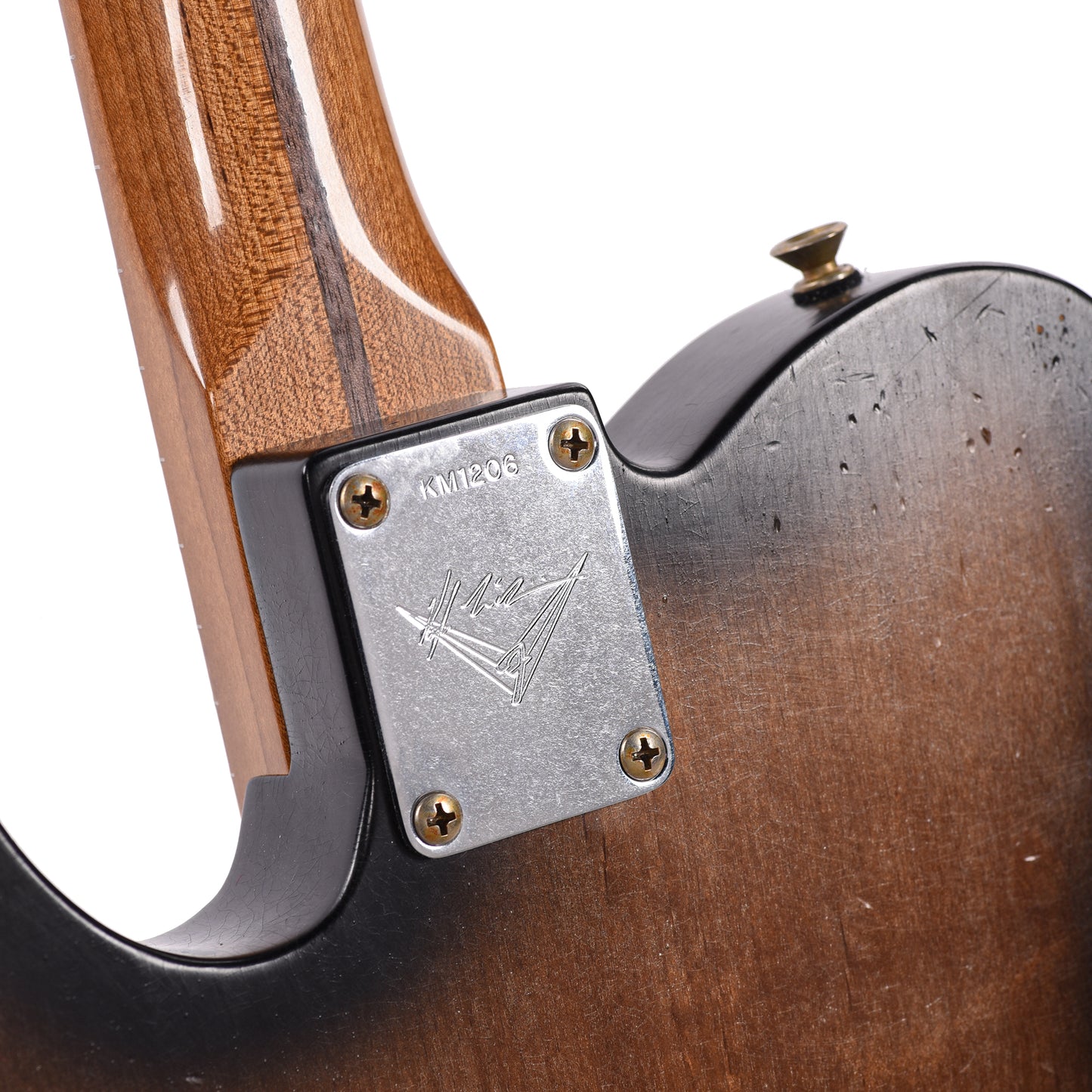 Fender Custom Shop Custom Roasted '50s Telecaster Journeyman Relic Black Burst Master Built by Kyle McMillin