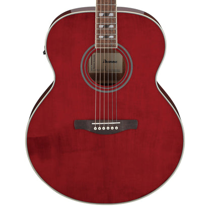 Ibanez AJ70M1EWR Jumbo Acoustic-Electric Guitar Wine Red High Gloss