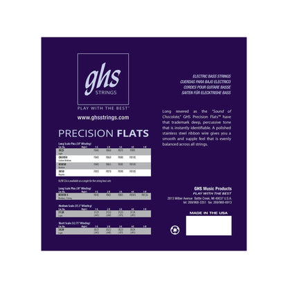 GHS Precision Flatwound Bass Long Scale Plus Medium 45-105